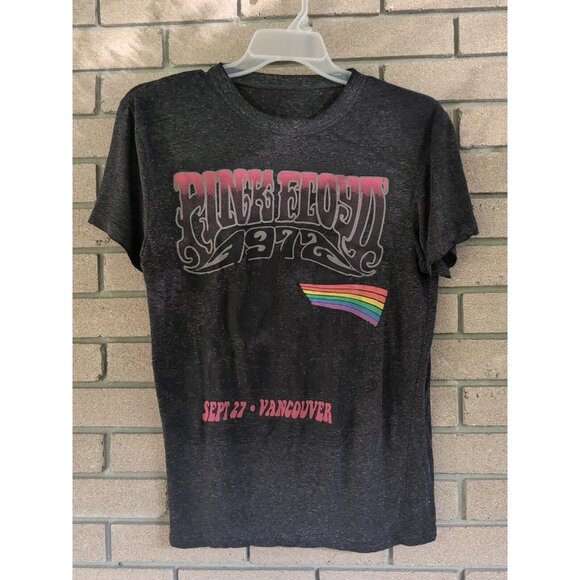 Black Pink Floyd T-Shirt Vancouver Tour Rock Band Shirt Size: Small - Picture 1 of 3
